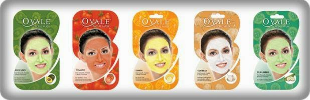Download Product Review Ovale Facial Mask Cucumber PSD Mockup Templates