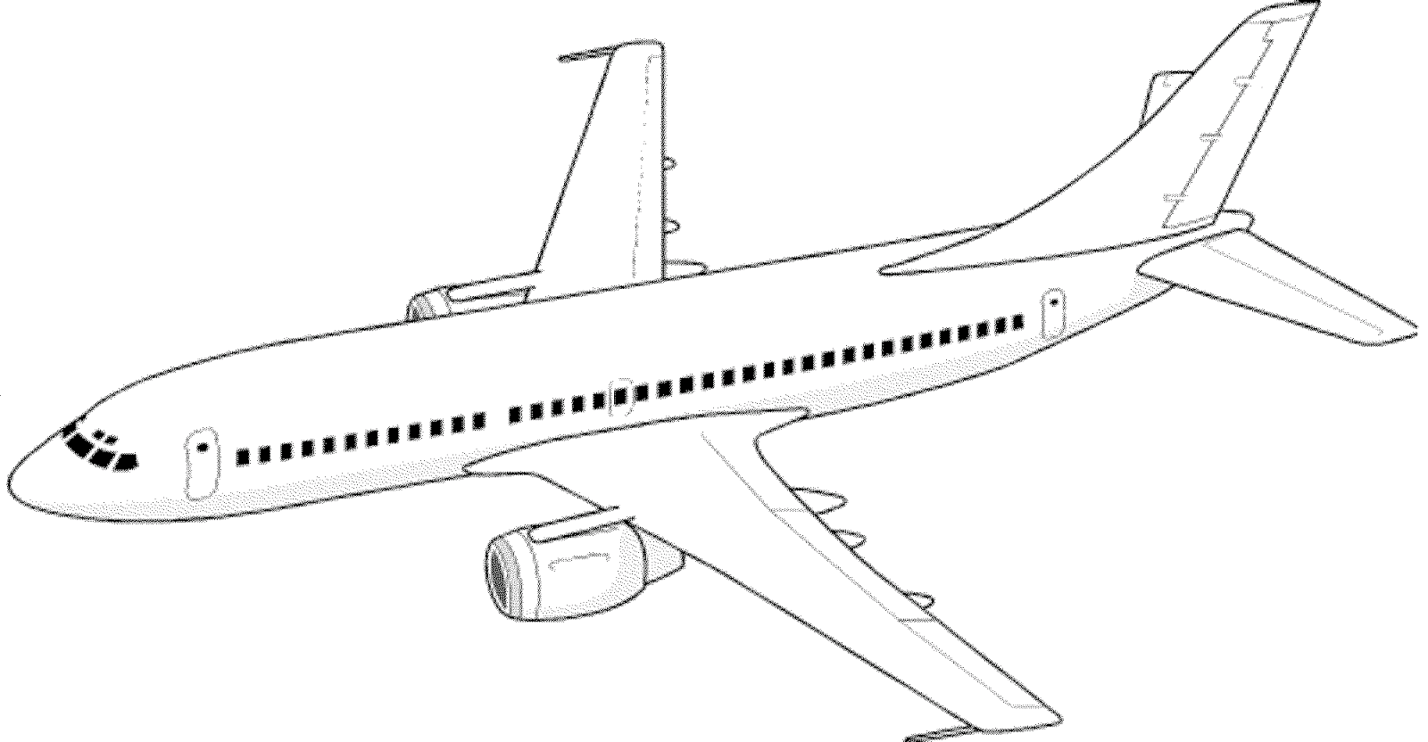Transportation For Kids Coloring Pages: Airplanes Color For kids