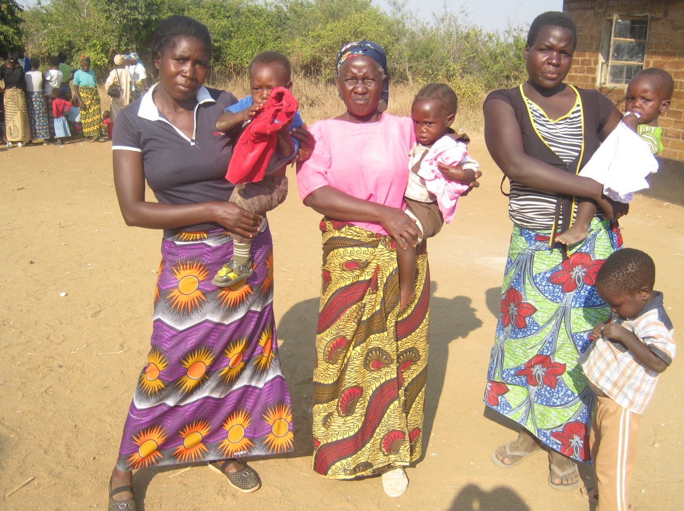 Mwana Hope Zambia 2011 Sixth Distribution Post 7 Clothes