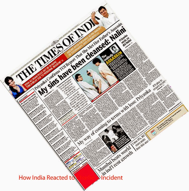 How India Reacted To Charlie Hebdo Attack France