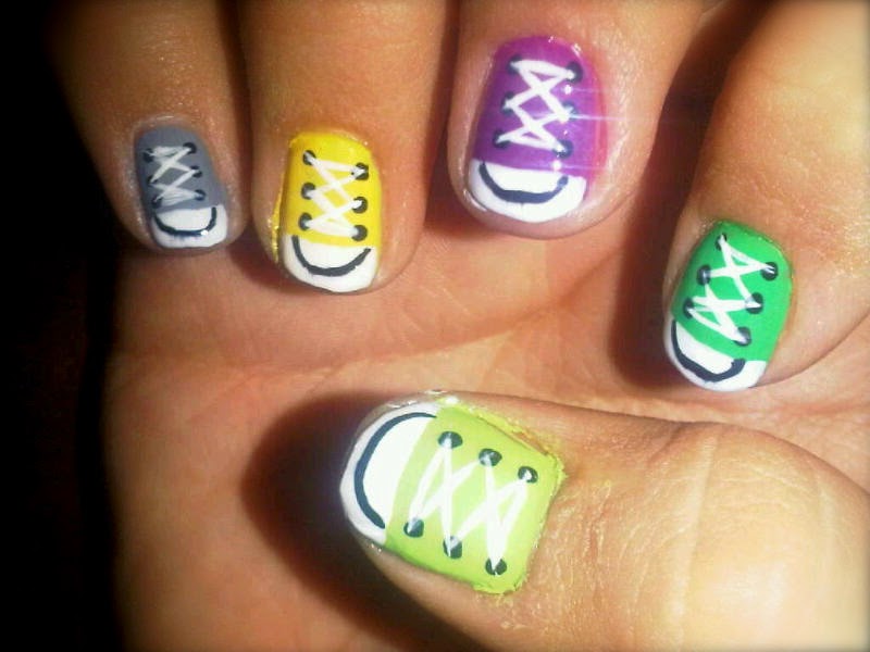 3. Fun and Colorful Nail Designs for Teen Girls - wide 10
