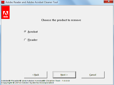 Adobe Reader and Acrobat Cleaner Tool