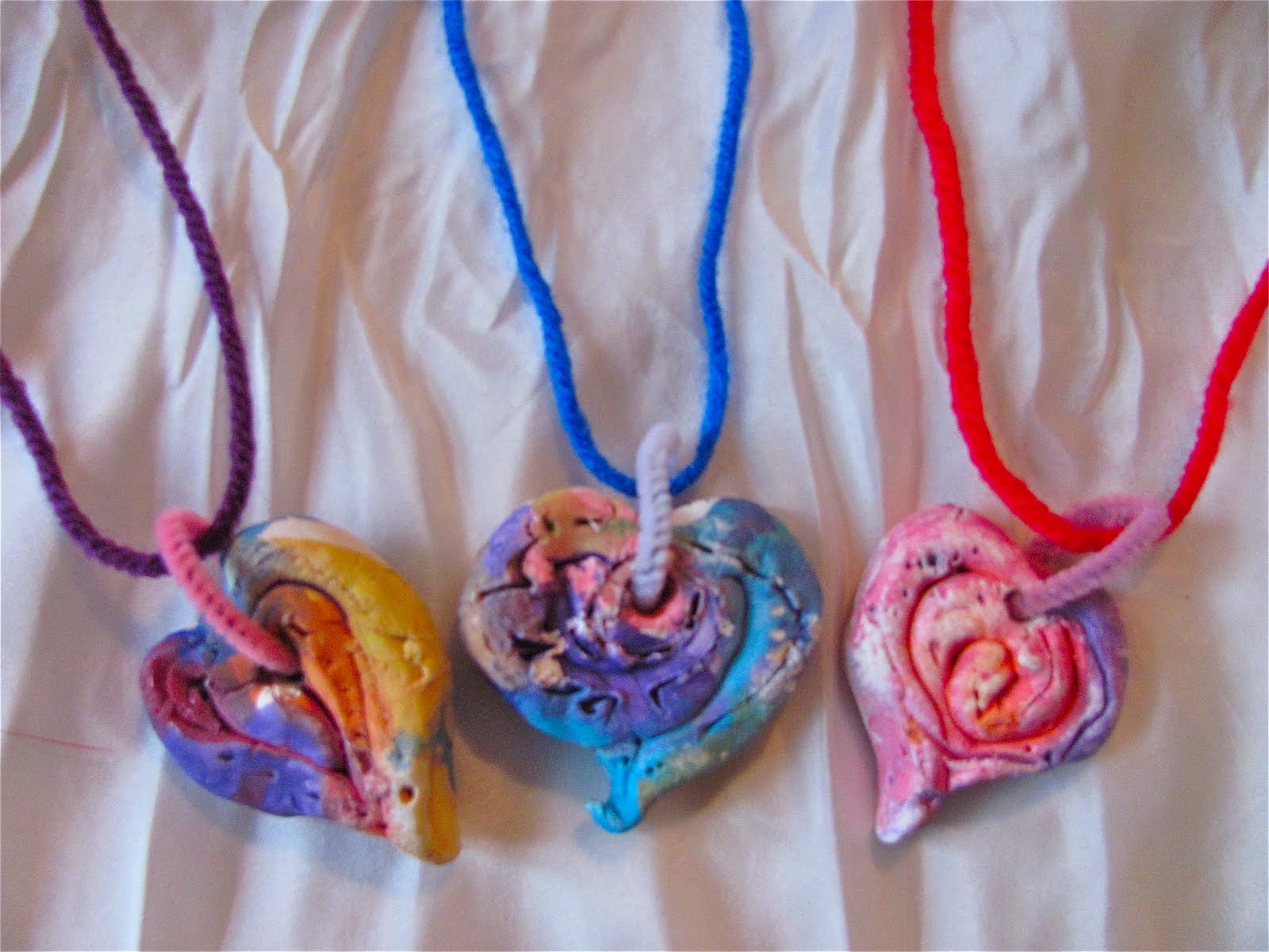 The Chocolate Muffin Tree Spiral Heart Pendant Necklaces