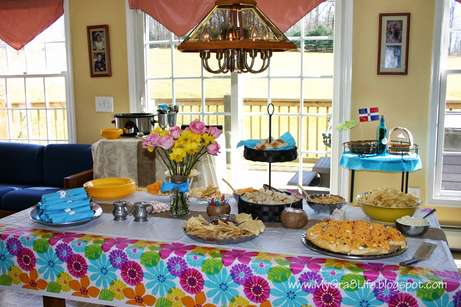 My Gra 8 Life Tropical Bridal Shower for Destination Wedding