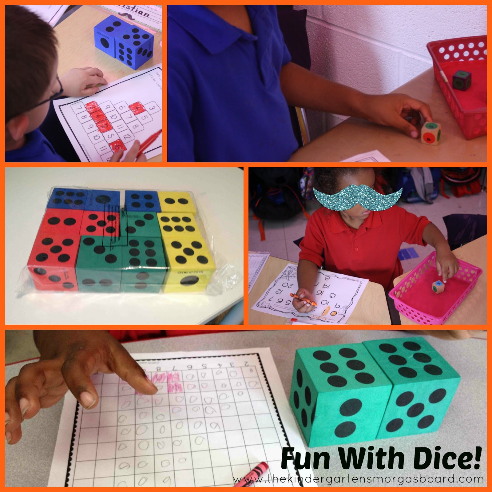 The Kindergarten A Kindergarten Fun With Dice!