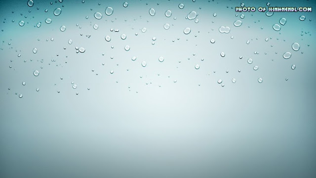 Hình nền máy tính đẹp giọt nước long lanh - Wallpaper PC