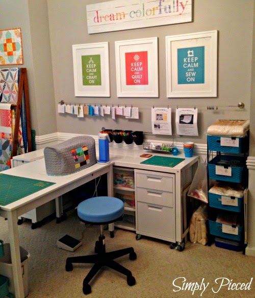 Simply Pieced Sewing Room Makeover Part 2