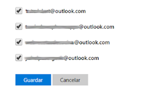 Administrar direccion unica de inicio de sesion en Outlook