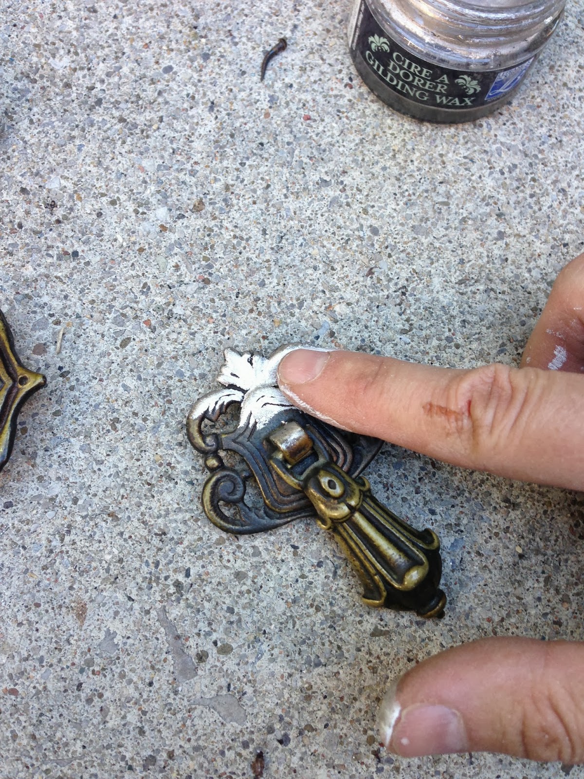 Repurposed Gems Refinishing Antique Hardware & Removing Veneer