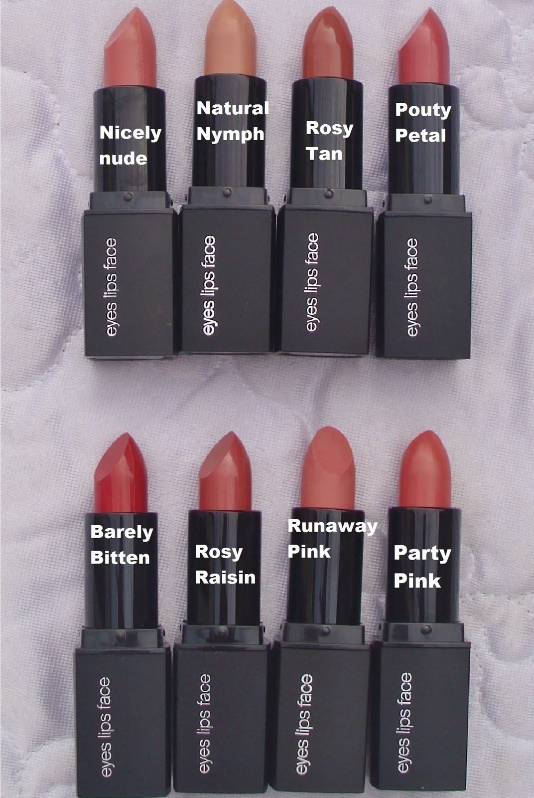 *Nina's Bargain Beauty* e.l.f Mineral Lipsticks Review