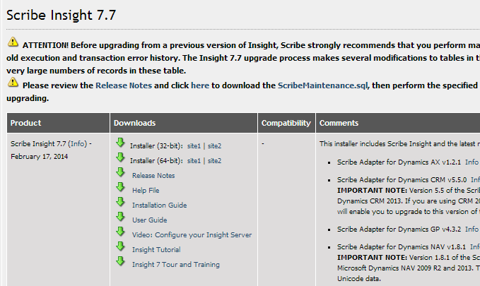 Scribe Gp To Crm Template Excel