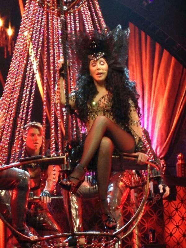Cher during her 'Dressed To Kill Tour'