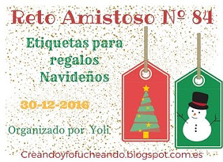 Reto amistoso número 84: etiquetas para regalos navideños.