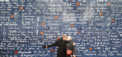 Le mur des Je t'aime, Paris.