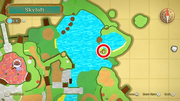 薩爾達傳說 禦天之劍 HD (Zelda Skyward Sword) 留言石分佈位置 - 41 | Kiro遊戲娛樂生活網 薩爾達傳說 禦天之劍 HD (Zelda Skyward Sword) 留言石分佈位置