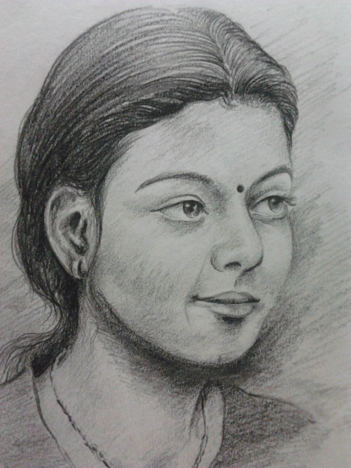 Murali Oilpaintings Pencil Portrait Art