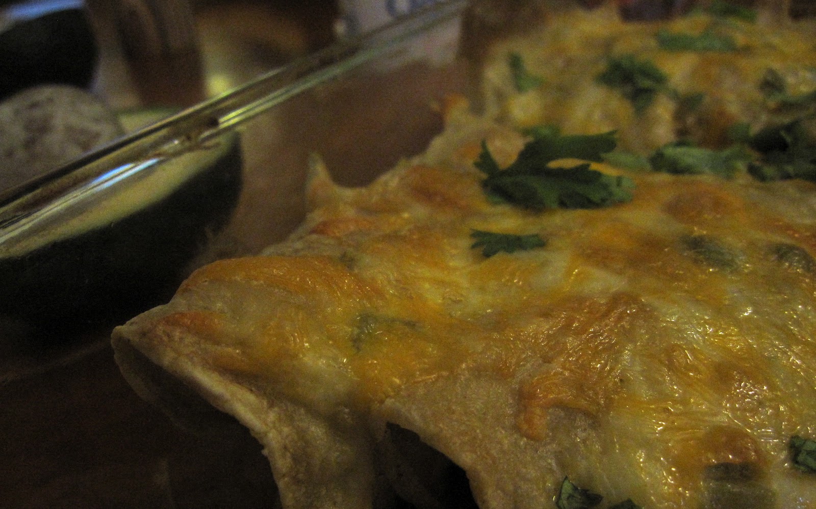 plus other good stuff Chicken and White Bean Enchiladas