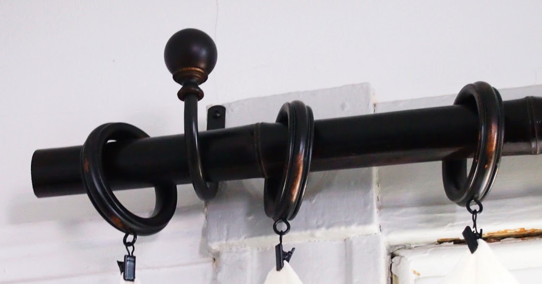 On High Occasions DIY Bamboo Curtain Rods