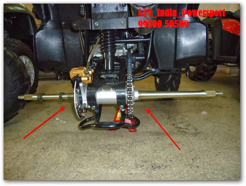 OCTOSPORT INDIA Rear axle fitment of 150cc ATV ATV India Powersport