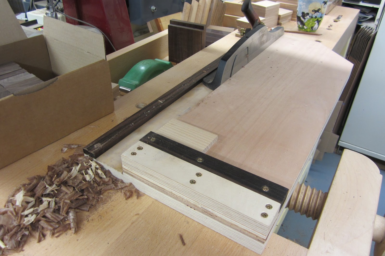 David Barron Furniture Veritas Shooting Board Plane