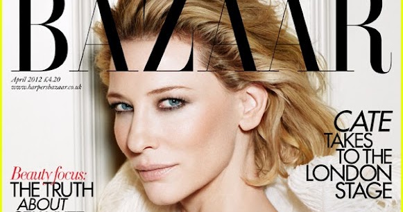 Smartologie: Cate Blanchett for Harper's Bazaar UK April 2012