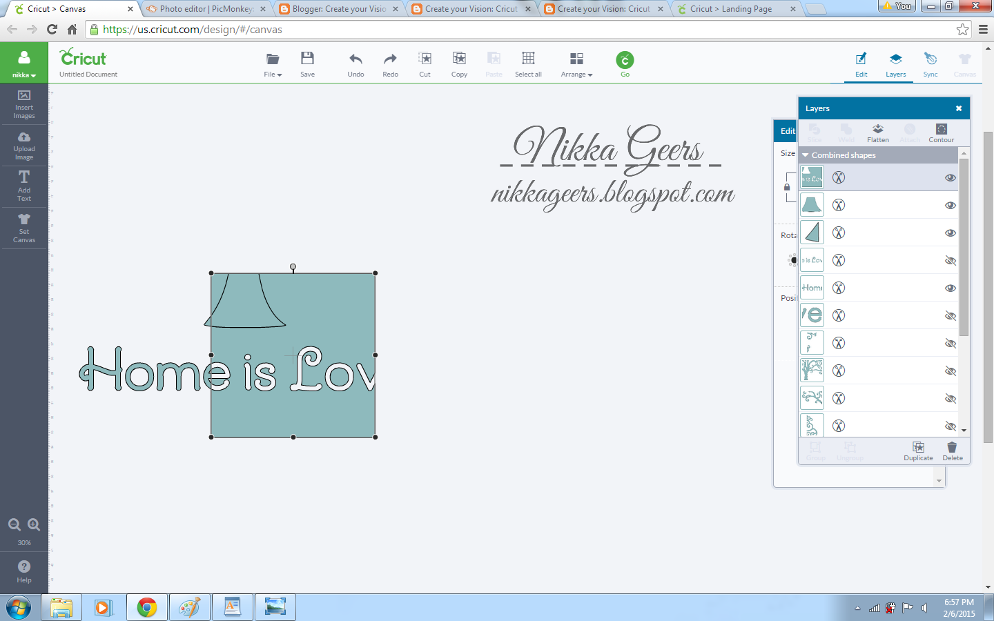 Create your Vision Cricut Explore Tutorial How To Cut Images Larger