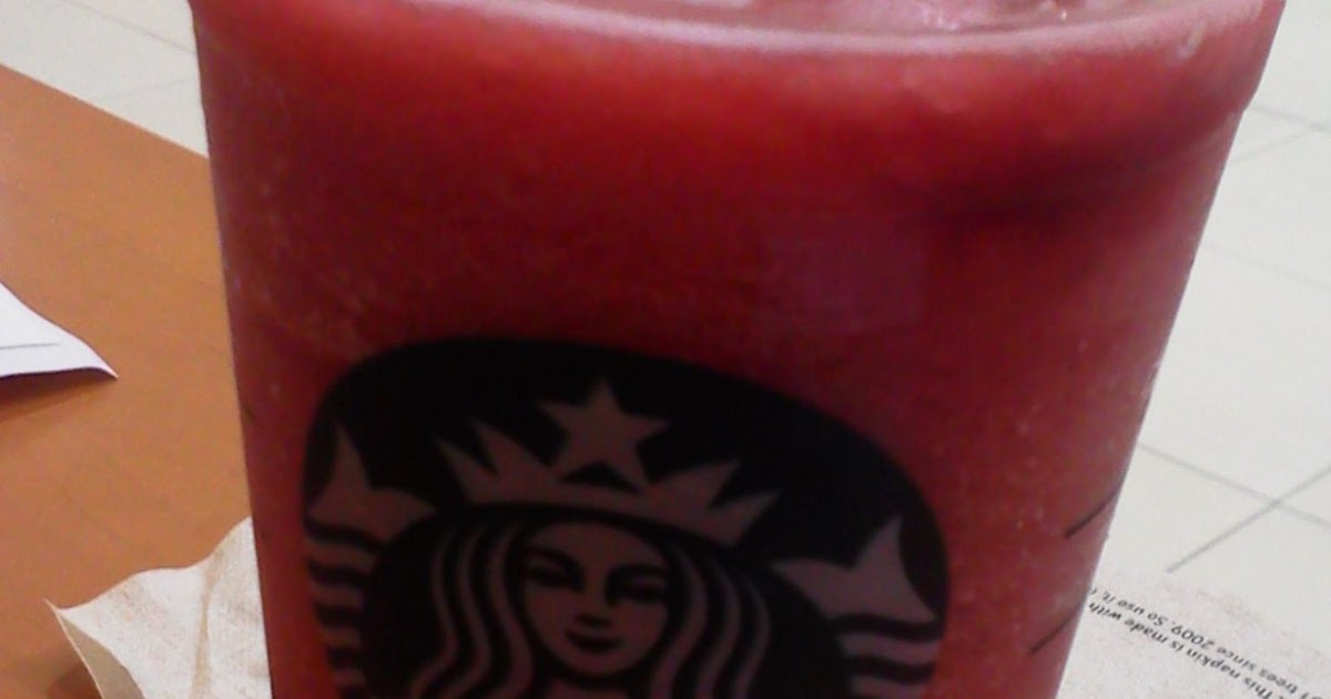 Sugar Trooper Starbucks' Raspberry Blackcurrant Blended Juice