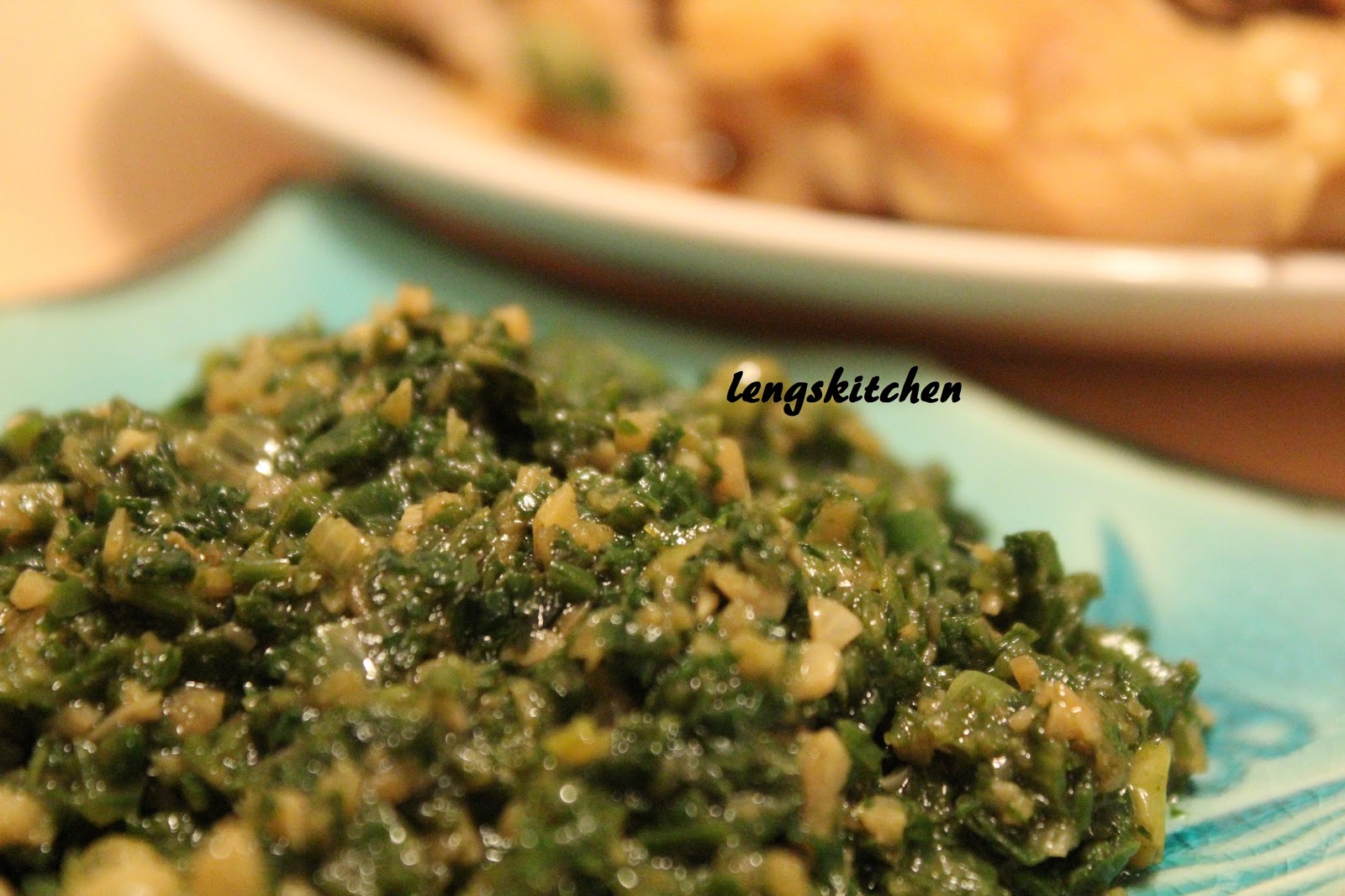 Kitchen Chaos Chinese Cilantro Scallion Dipping Sauce 芫茜姜葱油