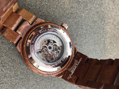 JORD Wooden Watch: Cora Koa & Rose Gold