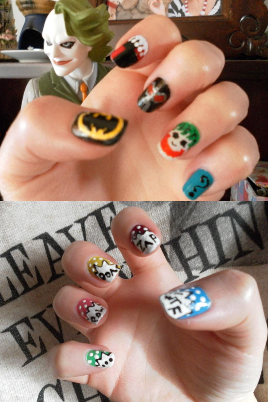 Damn Anchor...............: Uñas de Batman y cómic.