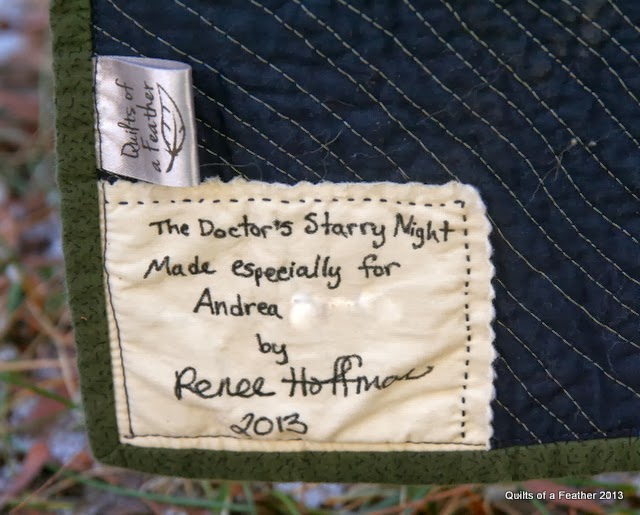 Quilts of a Feather The Doctor's Starry Night Quilt