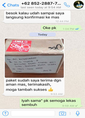 Contoh Bukti Pengiriman