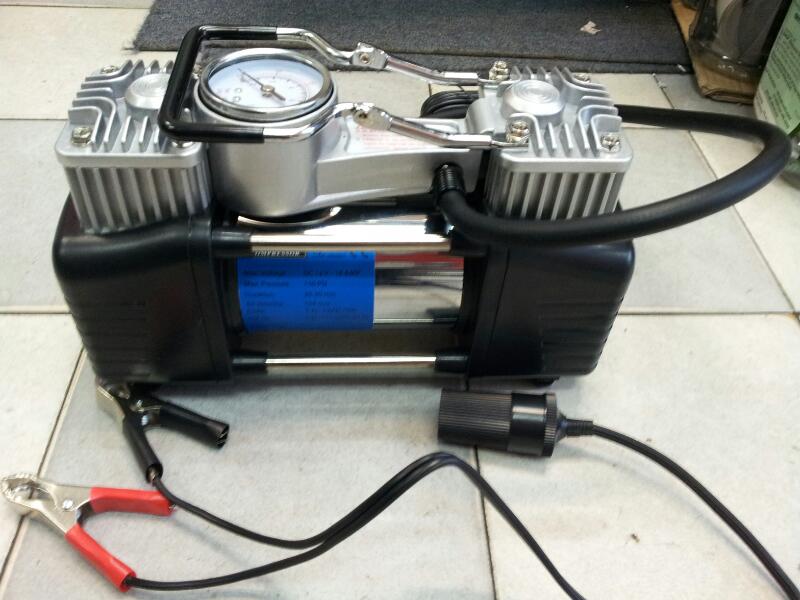 SKL DIY Uptown Powerful 2 Cylinder AIR COMPRESSOR 12V 150PSI/ 10Bar