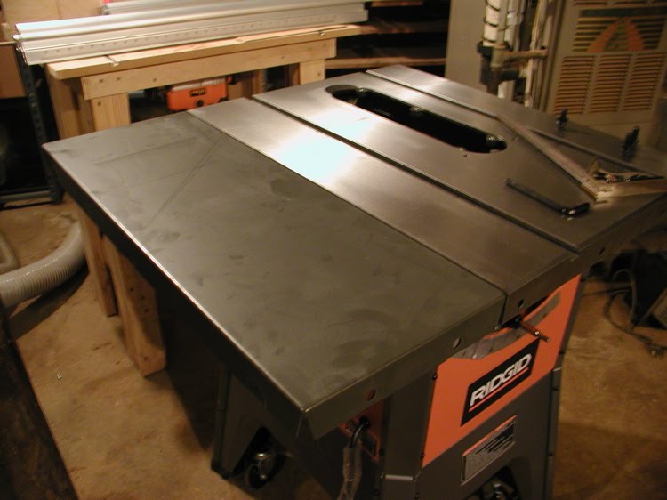 Ridgid R4512 Table Saw Wings And Rails