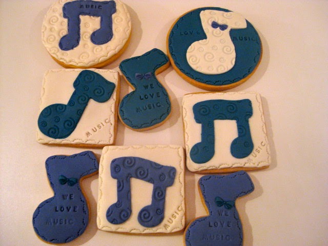 Party Butterfly Music Cookies/Muzik Kurabiye