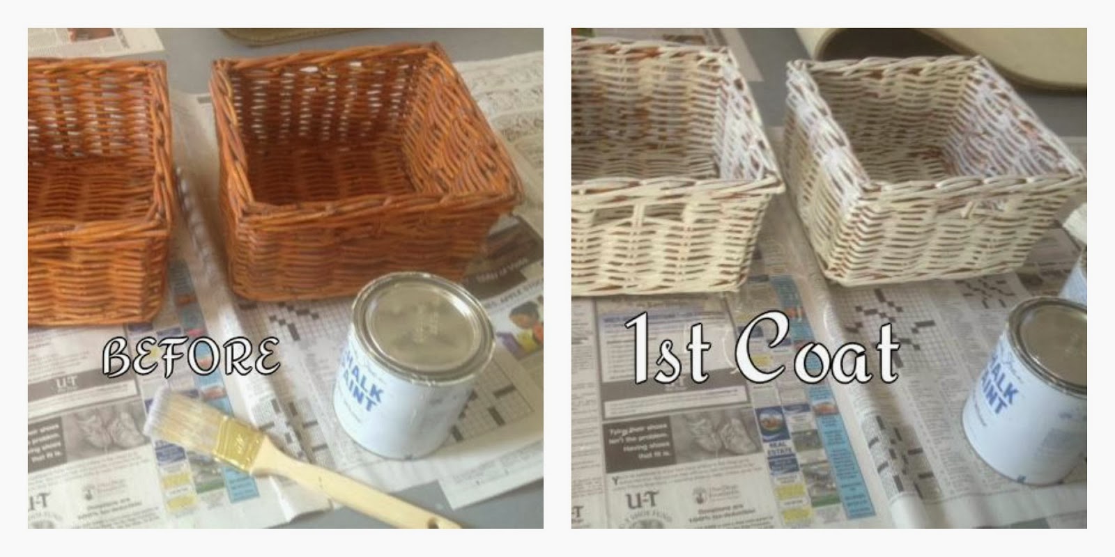 chalk paint & more Painted Baskets
