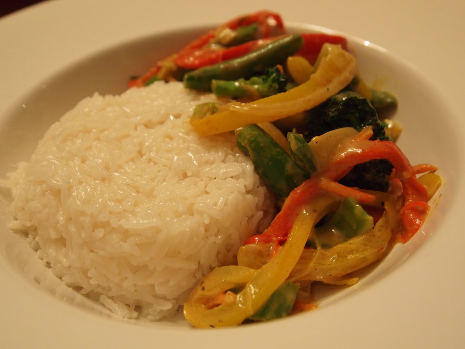 The Alchemist Coconut Curry Vegetables with Coconut Rice