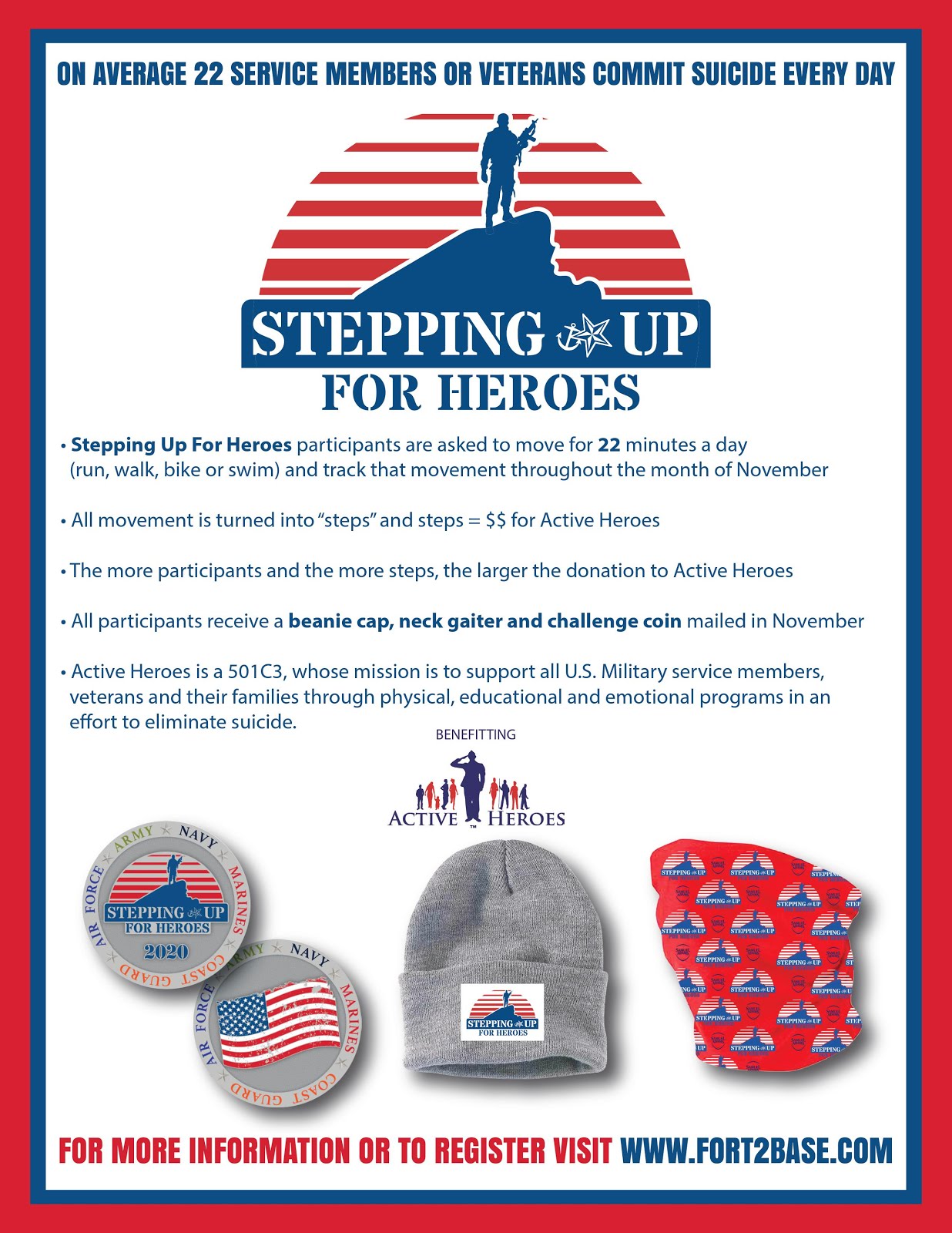 Stepping Up for Heroes Ambassador