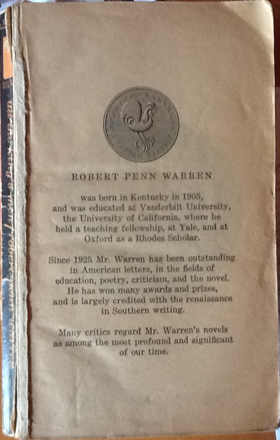 the sources of power in all the kings men by robert penn warren Robert penn warren's all the king's men is magnificently vital robert penn warren, with bottomless corruption and lust for power, which. the sources of power in all the kings men by robert penn warren Robert penn warren's all the king's men is magnificently vital robert penn warren, with bottomless corruption and lust for power, which.