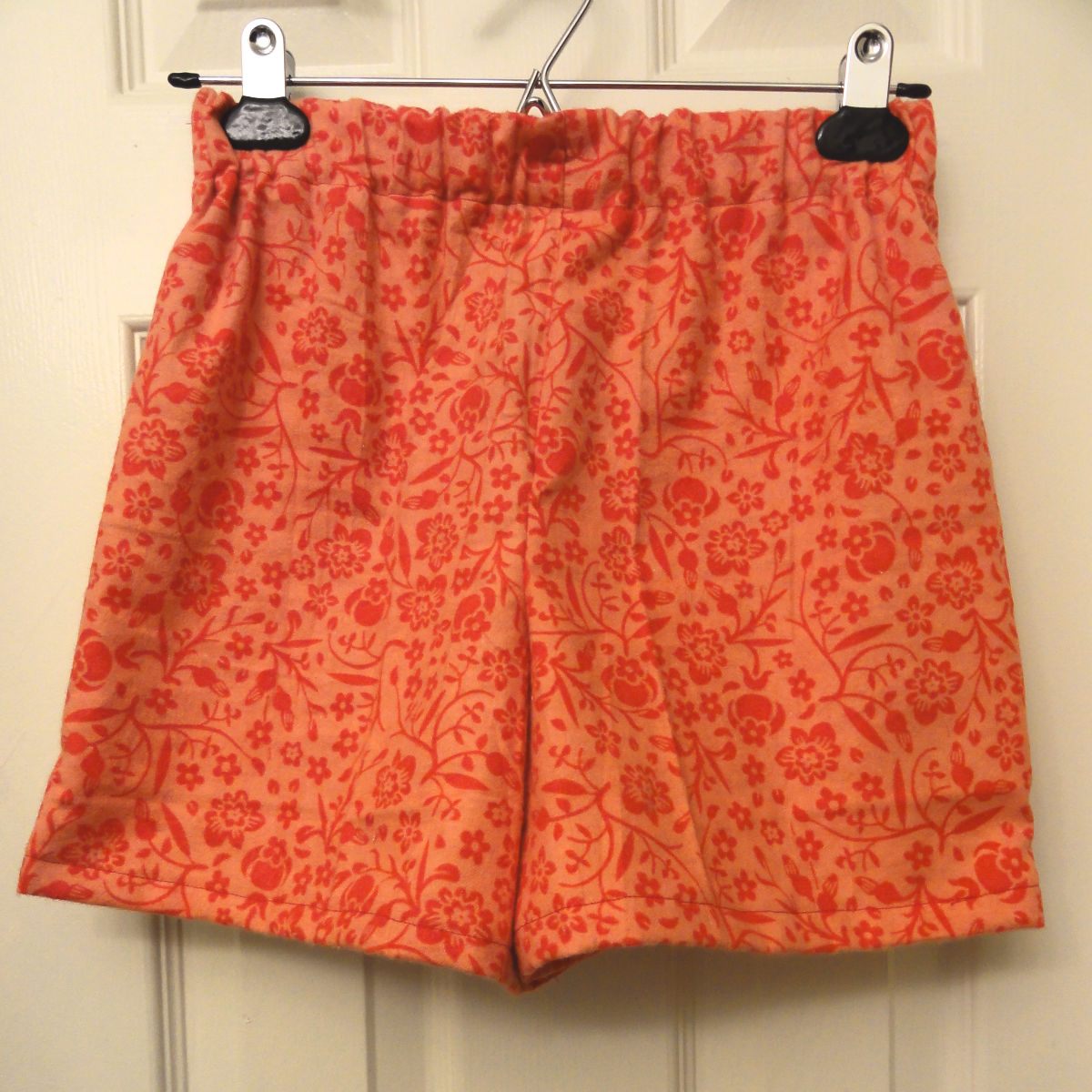Flannel Sleep Shorts Dash of Rose