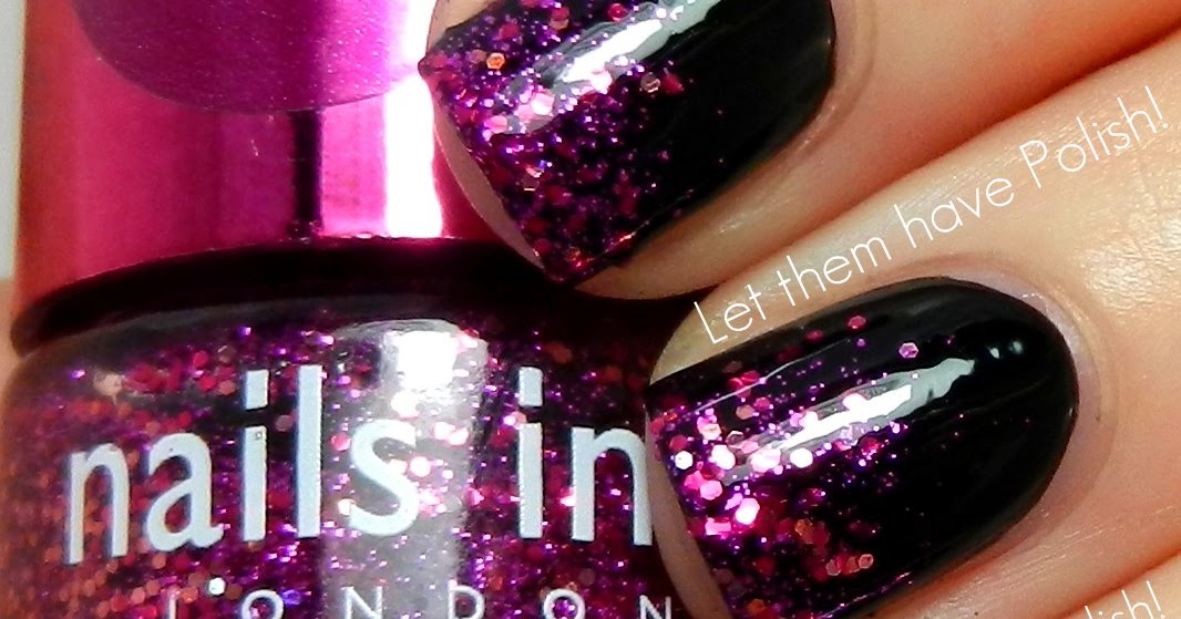 Let them have Polish! Nails Inc. Black Taxi and Princess Arcade Nail