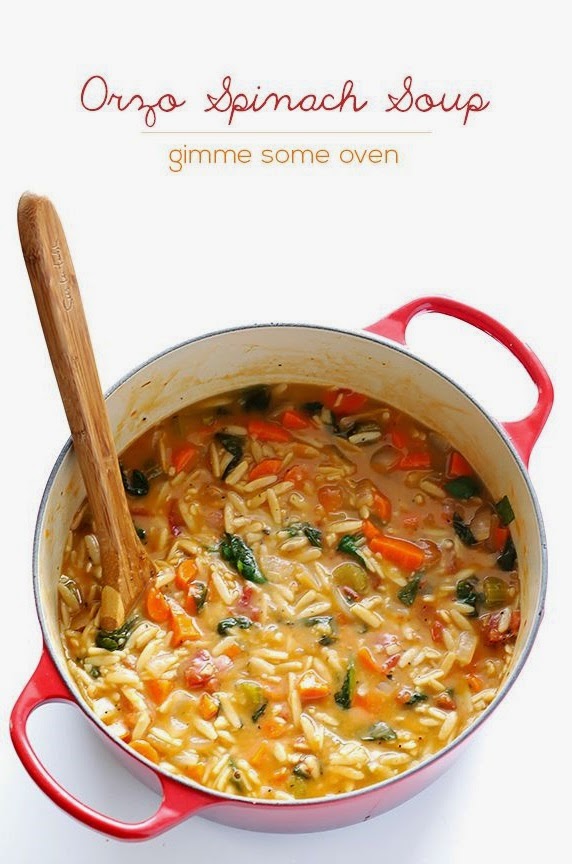 Cook it Quick: Italian Orzo Spinach Soup
