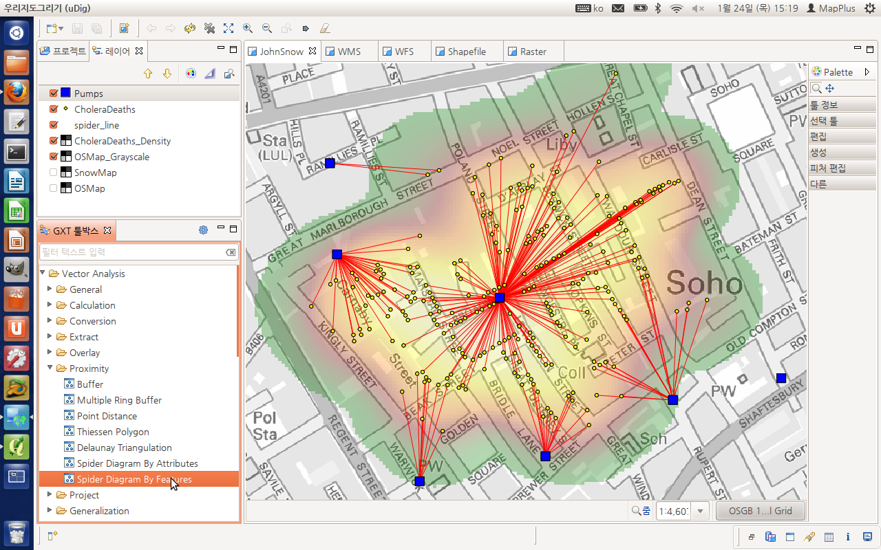 On Spatial: [Desktop GIS] Why Open Source GIS? spider diagram gis 
