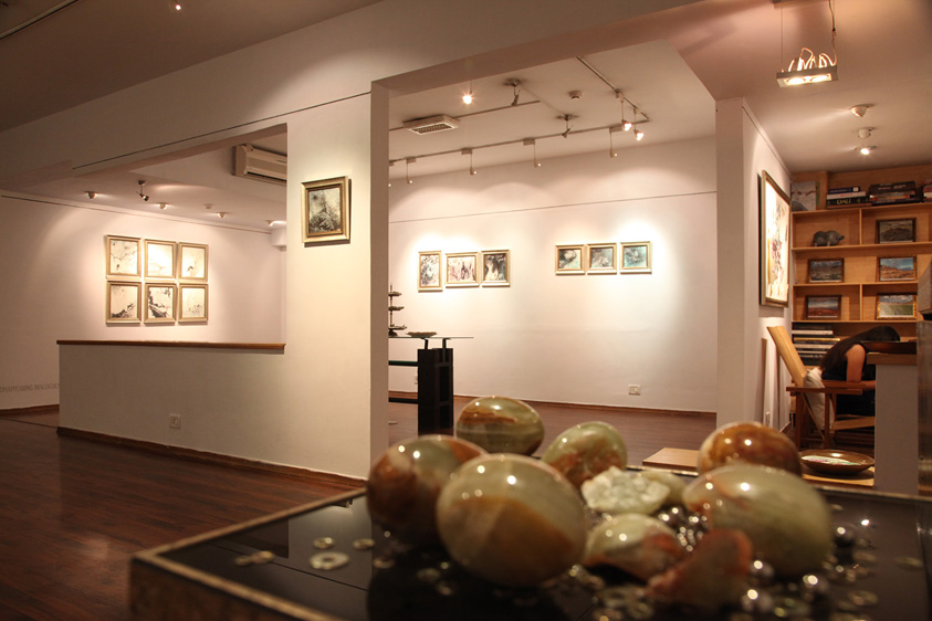 'Disappearing Dialogues' Solo show at Gallery Sanskriti, 2015