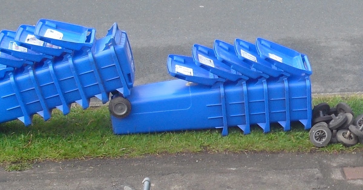 Our old blue wheelie bins what happens to them?