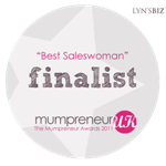 Shellybobbins "FINALIST"  for MumPreneur National Award 2011