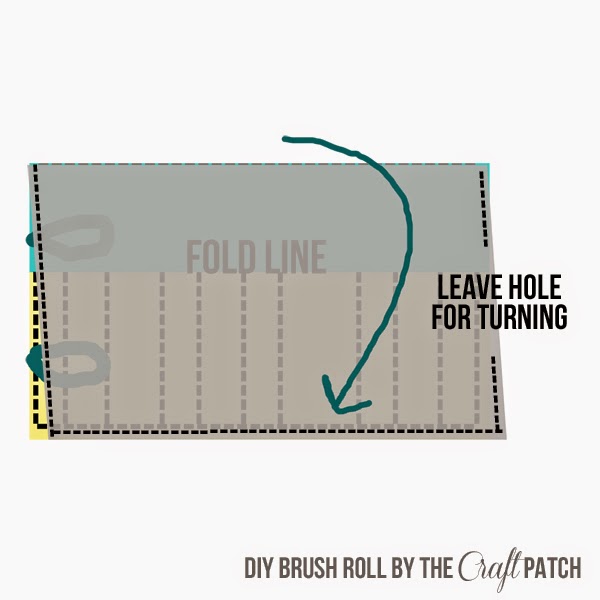 The Craft Patch How To Sew A Brush Roll