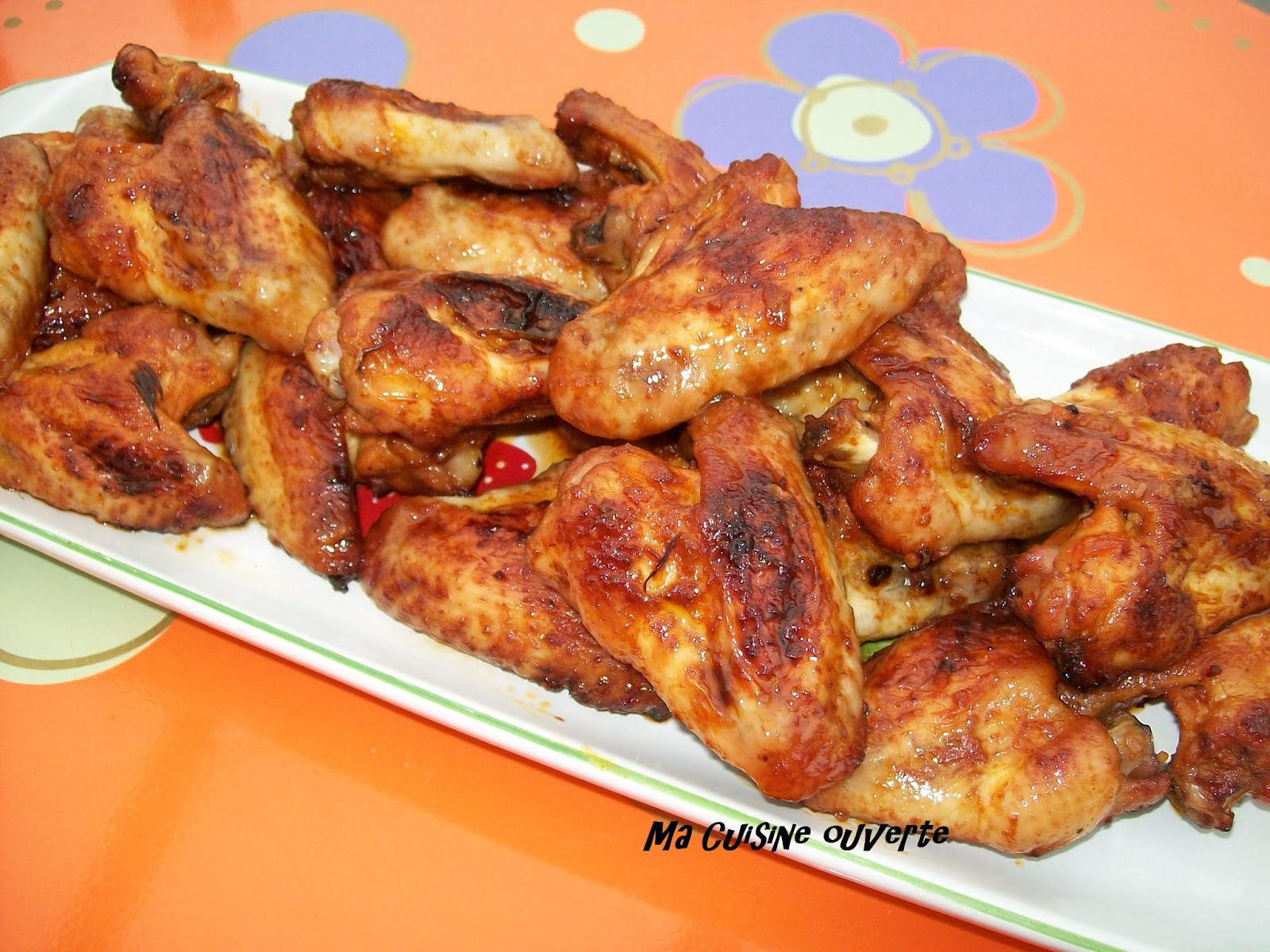 Ma Cuisine ouverte Ailes de poulet à la chinoise