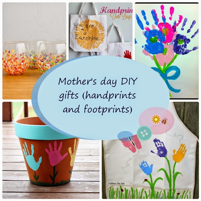 Best DIY Mother's day handprint and footprint gifts despina's studio