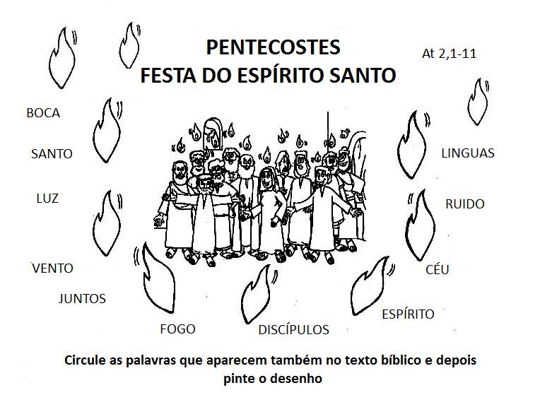 catequese com carinho pentecostes festa do espírito santo
